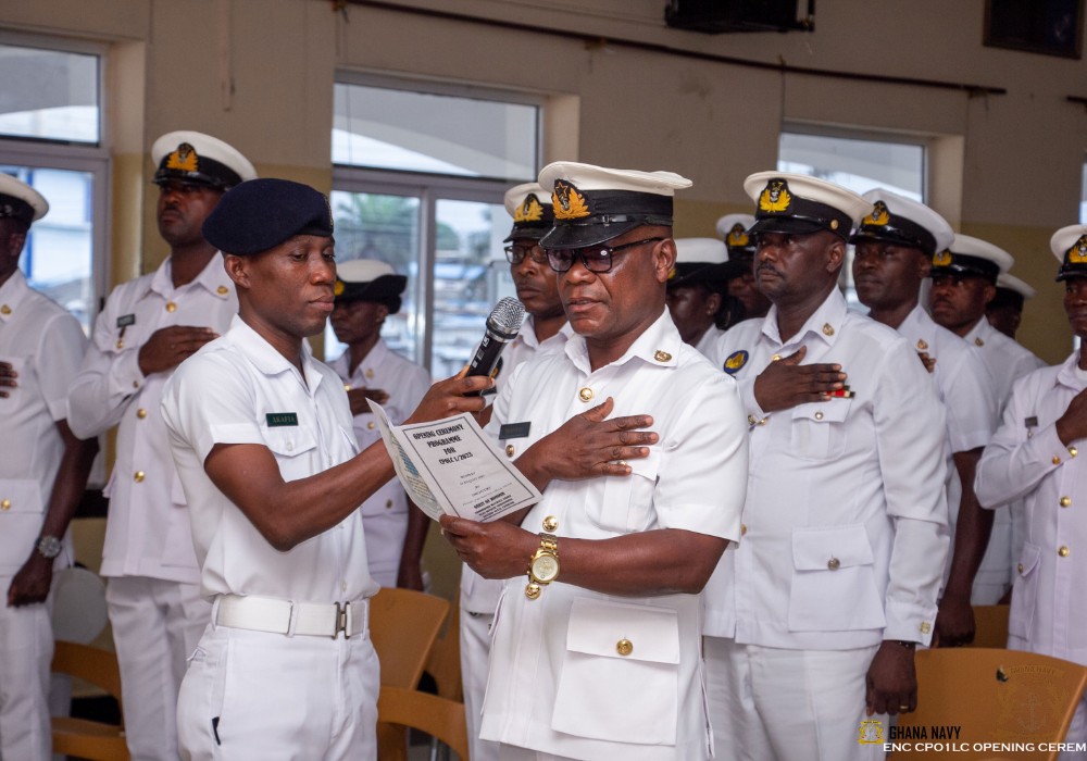 Ghana Navy - MAIDEN CHIEF PETTY OFFICERS LEADERSHIP COURSE ENDS AT TEMA